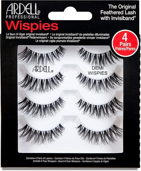 Ardell Natural Individual Multipack Demi Wispies Eyelashes - Black