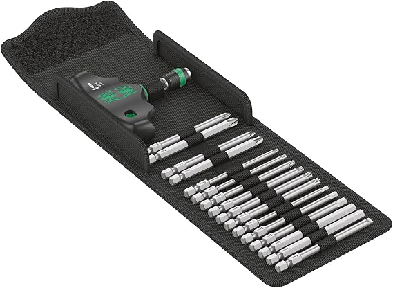 Wera '05057470001 Kraftform Kompakt 400 el Tornavidası ve Uç Seti, 17 Parça