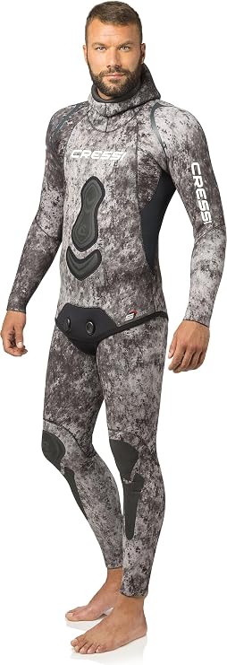 Cressi Apnea Complete Wetsuit - Two Piece Apnea Wetsuit, available in Premium Neoprene 3.5_ 5_7 mm, for Men