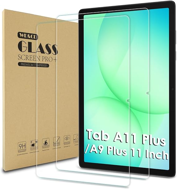 2 Pack Screen Protector Compatible with Samsung Galaxy Tab A11 Plus