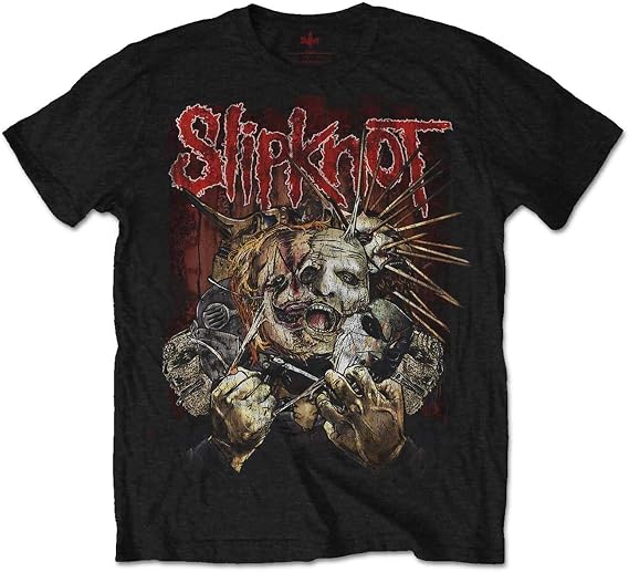 Slipknot Official T Shirt Metal The Gray Chapter 'Torn Apart' XL