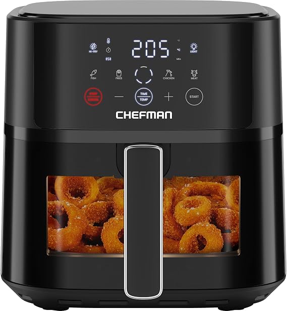 Chefman Compact Air Fryer 5.7L, 4 Presets, Hi-Fry Technology