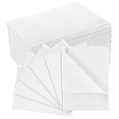 Tattoo Pads, 50pcs Dental Bibs, Waterproof Anti-Fouling Tattoo Bibs, Tablecloths, Disposable Aprons, Disposable Bib for Manicure, Eyebrows, Tattoo, Eyelash Technique