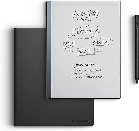reMarkable 2 Bundle - Leather Folio 10.3 Inch reMarkable 2 Paper Tablet