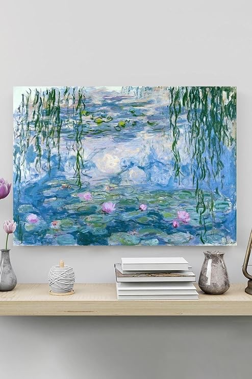 Postermanya (pster20353) Water Lilies - Nilüferler - Claude Monet Sanatsal Poster 30 x 40