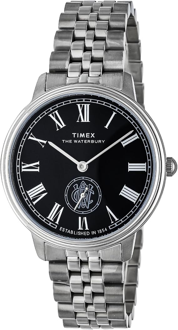 TIMEXタイメックス ウォーターベリー ウォッチ クォーツ 50m防水 ミネラルガラス ブラック文字盤 TW2Y23300 メンズ 正規品
