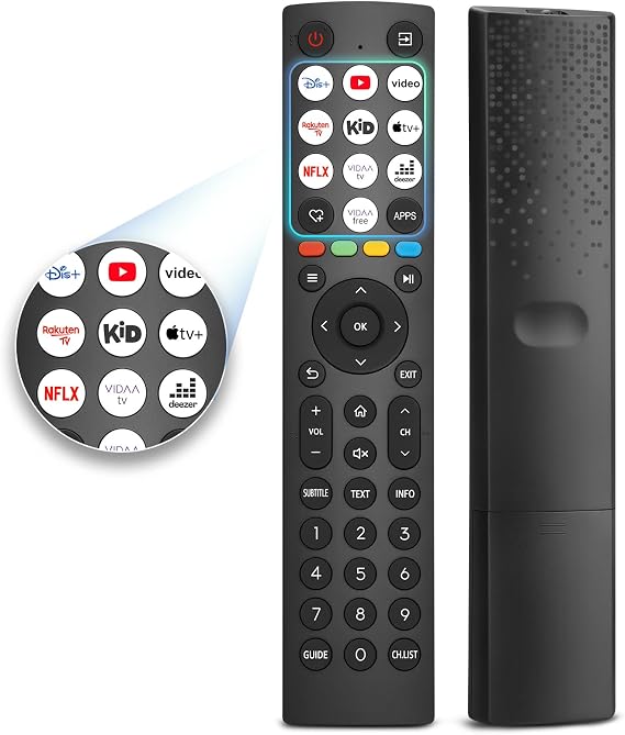 Universal Remote Control for Hisense VIDAA Smart TV Remote Replacement