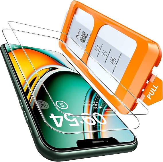 TOCOL for iPhone 11 Pro/XS/X Screen Protector, Instant Installation