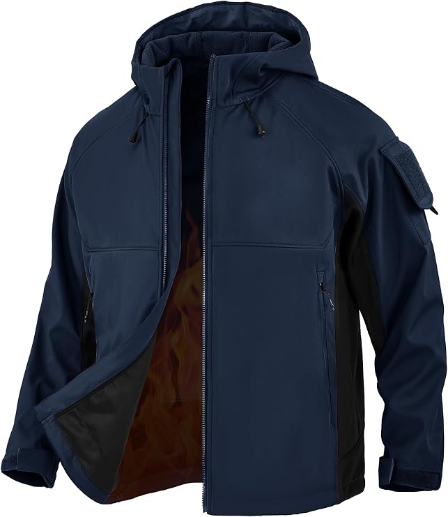 Men's Softshell Jacket Water-Resistant Lightweight