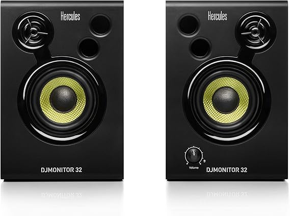 Hercules DJMonitor 32-2 x 15 watts RMS active monitoring speakers