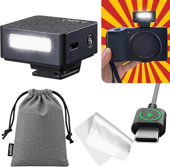 Godox IM20 Mini Flash, Fully Manual Camera Speedlite, 5 Output Levels