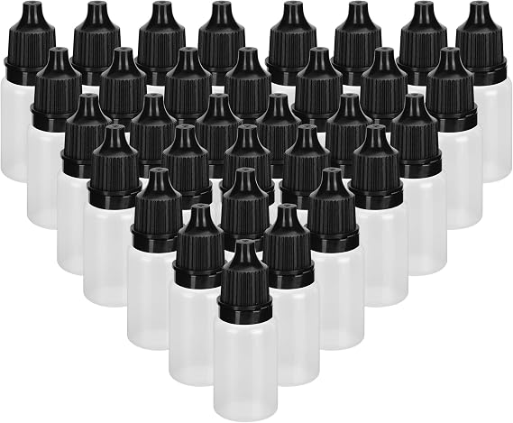300 Pcs 10ml Empty Plastic Dropper Bottles, Small Dropper Bottle
