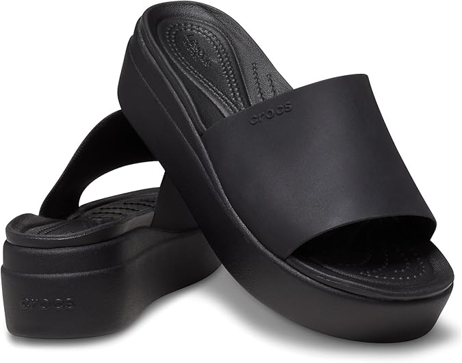 Crocs Women's Brooklyn Slide Low Wedge Sandal