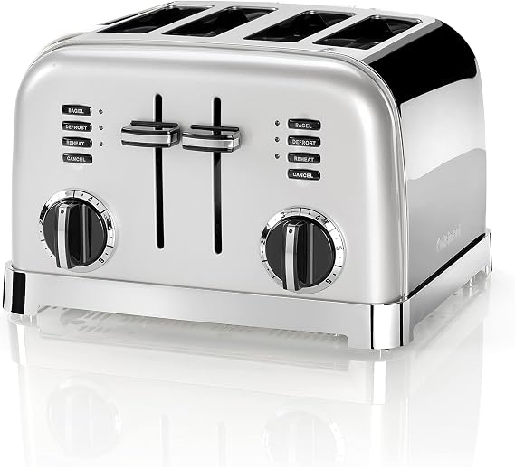 Cuisinart Style Collection 4 Slice Toaster Frosted Mother of Pearl [Energy Class A++]