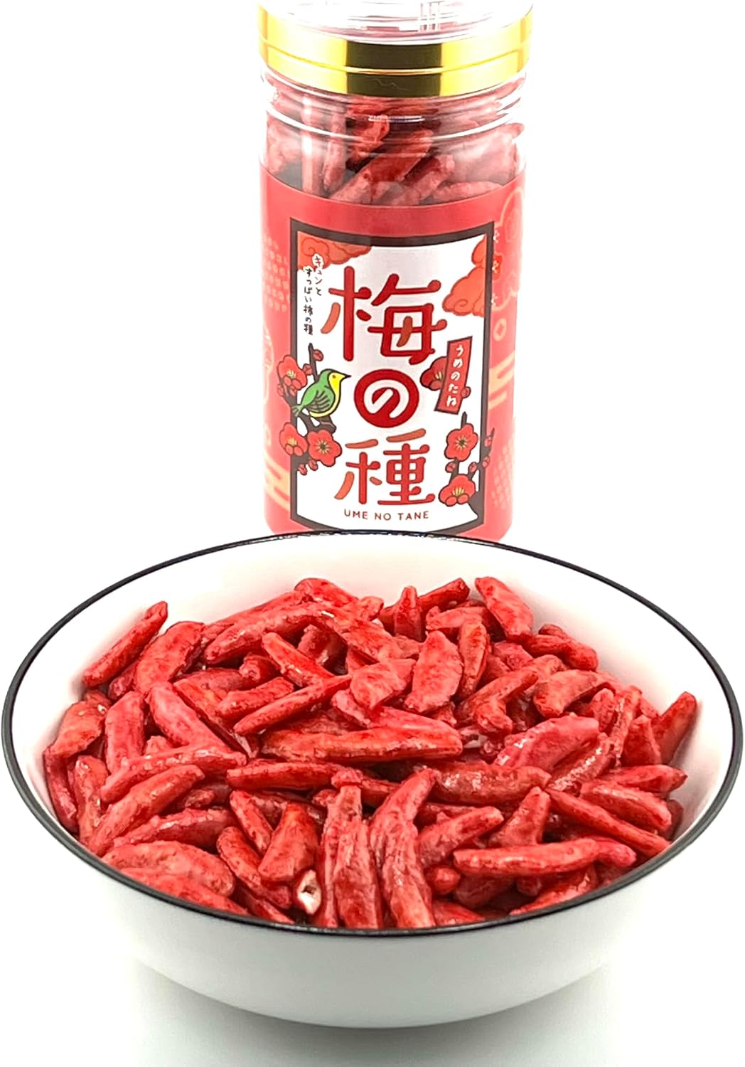 Happy Company Sweets, Snacks, Delicacy, Plum Seeds, 3.5 oz 100 g x 1 Piece 3.5 oz 100 g, Set of Kyun and Sour Plum Seeds, Rice Sweets, Value, Large Capacity, Commercial Use, Snacks, Beer