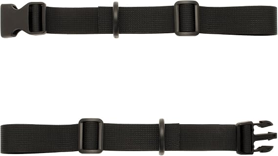 CampTeck U6839 Adjustable Chest Strap, for Backpack and Rucksacks - Replacement Nylon Chest Harness, Secures Shoulders Straps when Hiking, Running, Outdoor activities, Heavier Contents - Black
