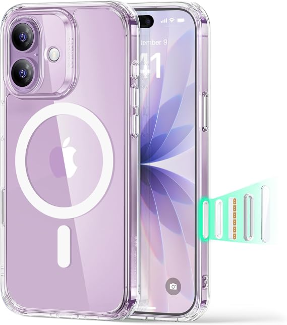 ESR iPhone 17 Case, 2nd Generation Anti-Yellowing Ultra Thin Classic Hybrid