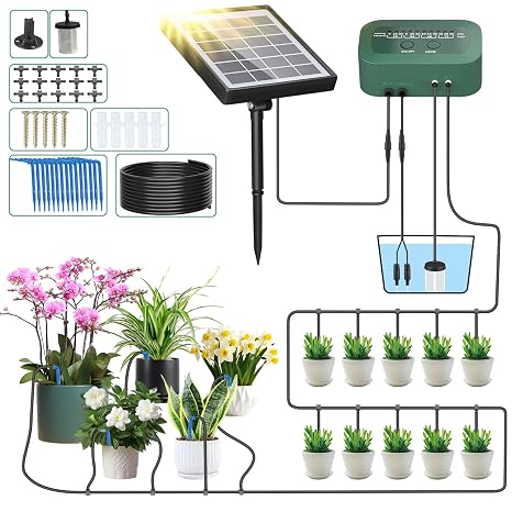 PChero Solar Irrigation System, Automatic Drip Irrigation System with Timer