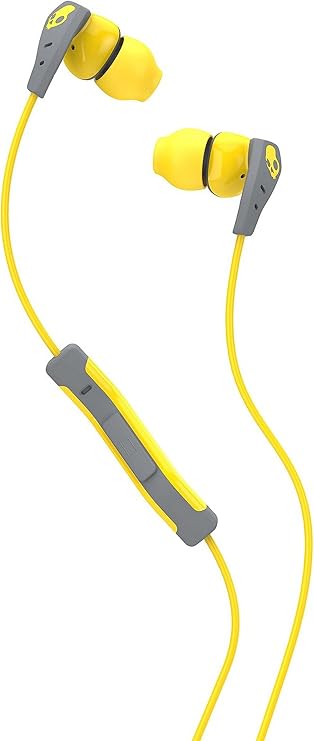 Skullcandy Method In-Ear Headphones with In-Line Mic - Yellow/Grey