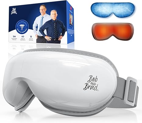Bob and Brad Eye Massager with Heat and Cold Gel Mask for Migraine