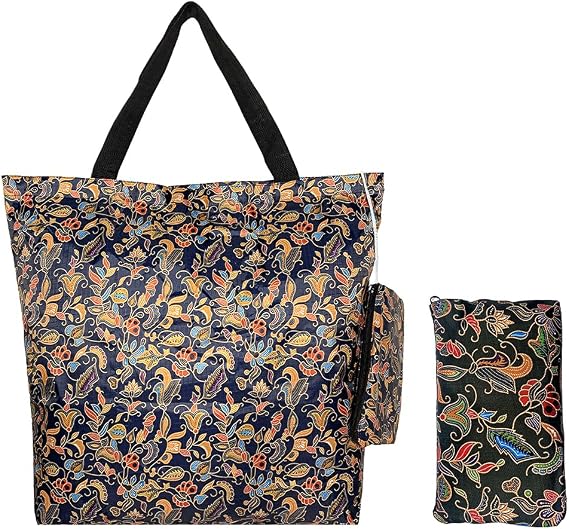 Large Foldable Shopping Tote Bag Reusable Washable Grocery Bags Waterproof Lightweight beach bag Portable Shopper Bag with Zip for Daily Use Commute Travel Picnic