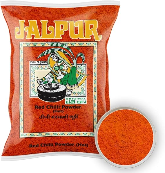 Jalpur red Chilli Powder (Hot) – 100g | Authentic Indian Red Chilli Powder Hot & Fiery | Adds Spice, Colour & Aroma | Ideal for Curries, Stews & Marinades | Premium Hot Red Chilli Powder
