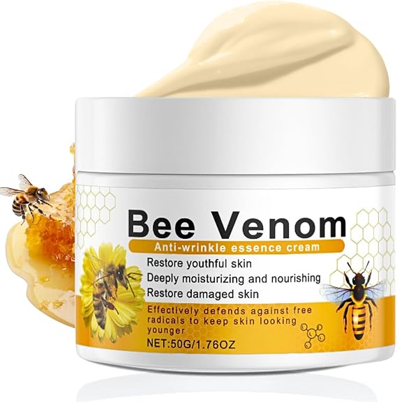 Bee Venom Anti Wrinkle Face Cream For Mature Skin, Daily Face Moisturiser