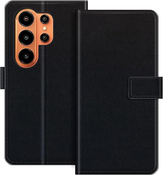 Blackview Wave 10Cと互換性がある フォリオPUレザーケース - 黒