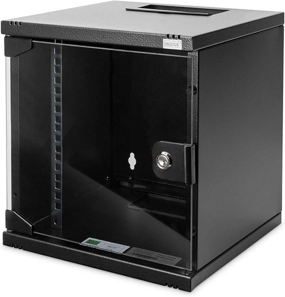 DIGITUS Network Cabinet – 10 Inches, 6U – H x W x D 330 x 312 x 300 mm