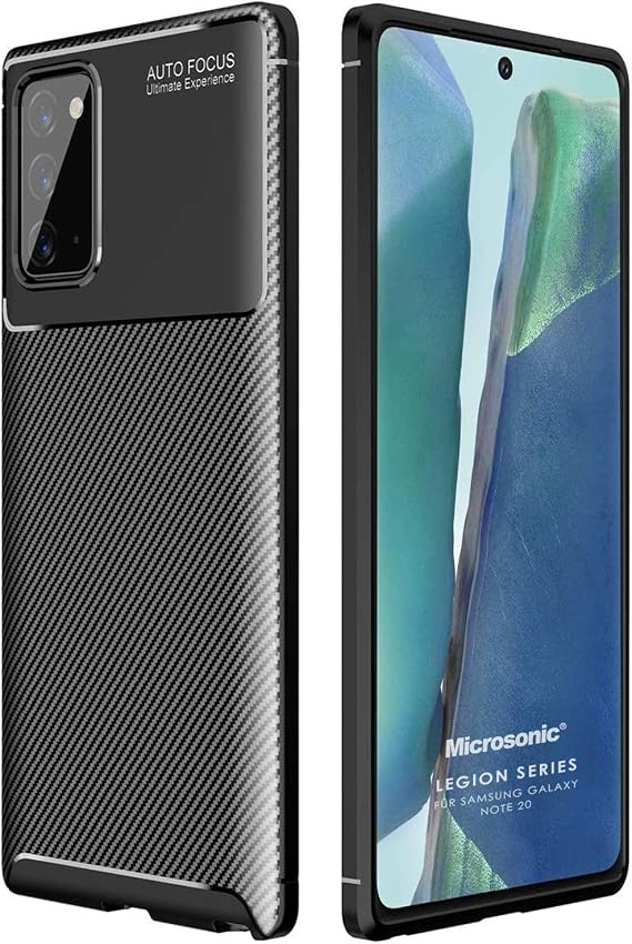 Microsonic Samsung Galaxy Note 20 için Kılıf Legion Series Siyah [Galaxy Note 20 ile Uyumlu Kılıf - Siyah]