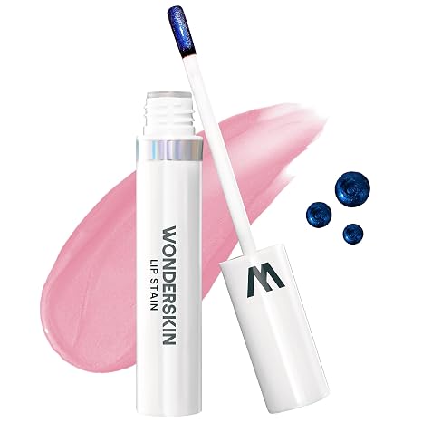 Wonderskin Wonder Blading Lip Stain Mask Natural Lipstick Long-Lasting Waterproof Lip Tint (Beautiful Stain & Go)