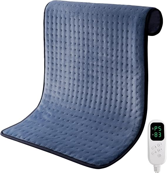 Heat Pad, 32"x16" Kdti Electric Heating Pad for Back Shoulder Neck
