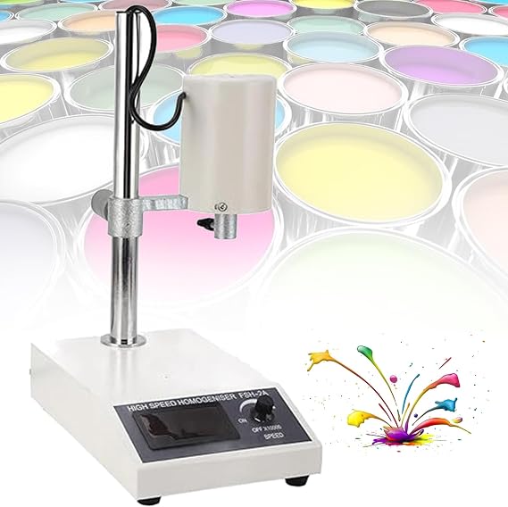 Homogeniser, Adjustable Laboratory homogeniser, High Speed Mixing, Speed Adjustable High Shear Mixer for Cosmetics