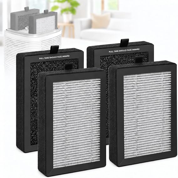 LV-H128 Replacement Filter Compatible with LEVOIT Air Purifier 4 Pack