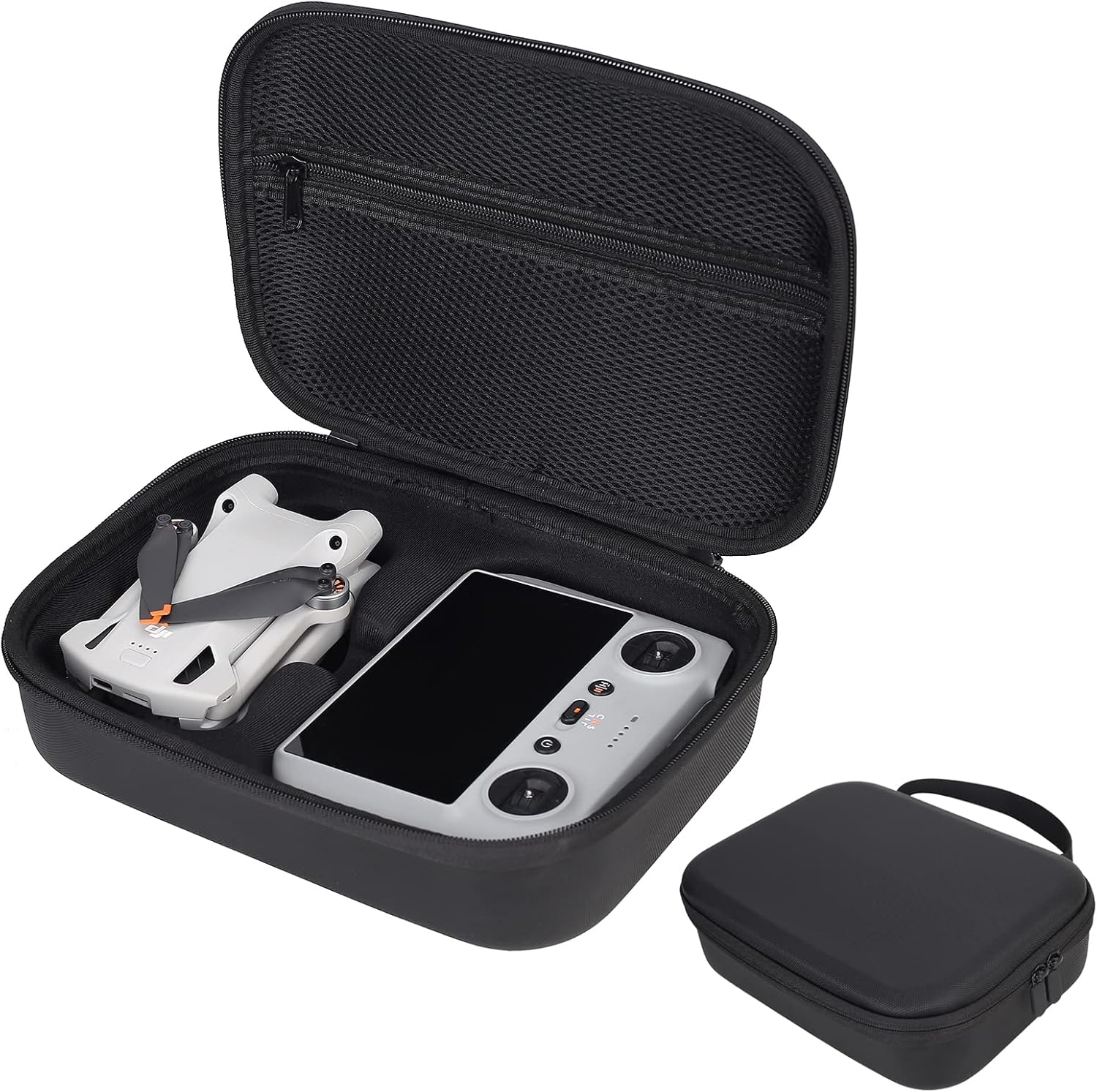 Storage Bag for DJI Mini 3-Newest Portable Mini 3  Mini 3 Pro Drone Case Travel Handbag Carrying case Compatible with DJI Mini 3  Mini 3 Pro, DJI RCDJI RC-N1 Remote Controller and Accessories-Black