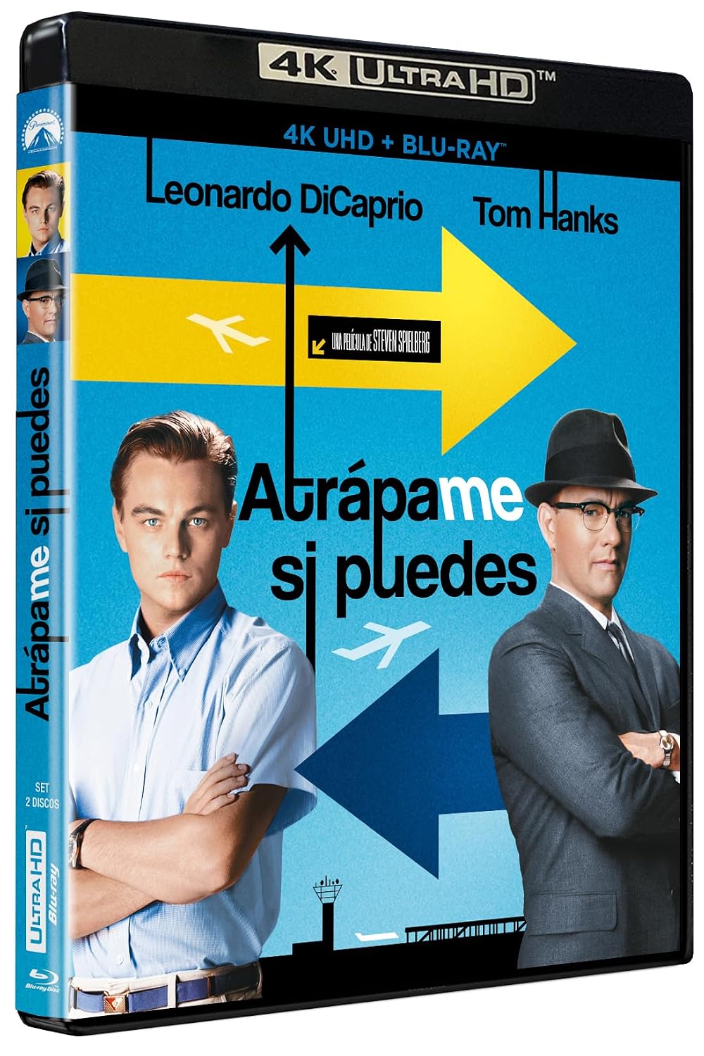 Atrapame Si Puedes (Catch Me If You Can) (2002) (Steven Spielberg) (4K UHD + Blu-ray)