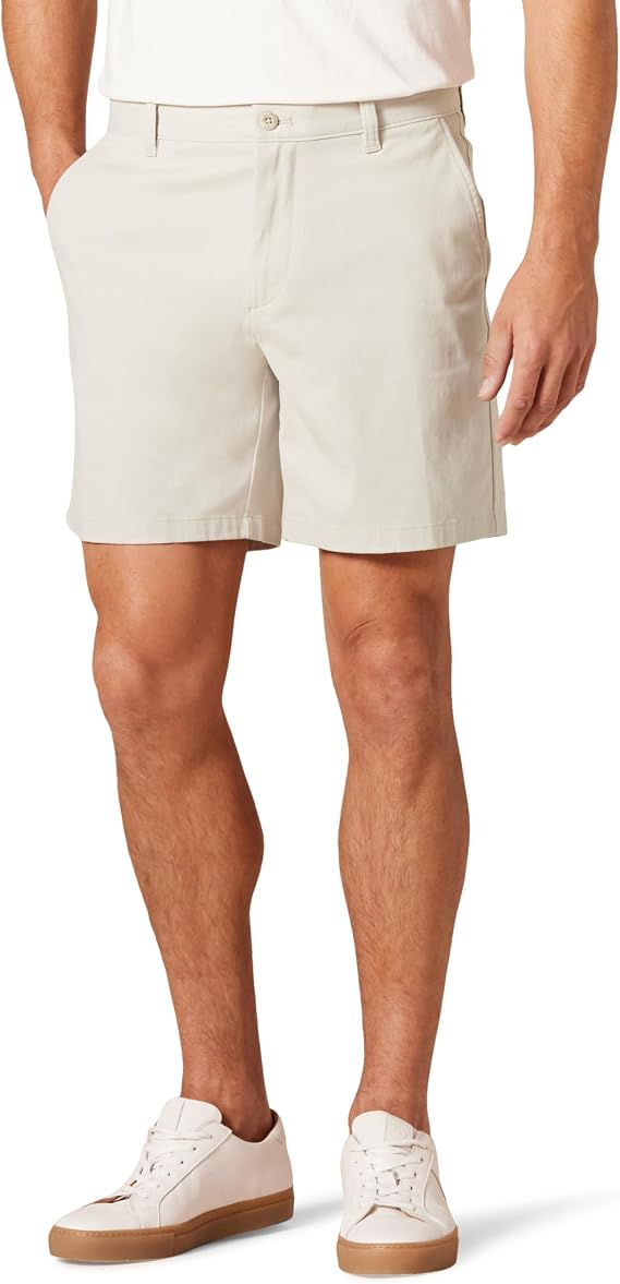 Amazon Essentials Men's 7" (18cm) Cotton Blend Stretch Chino Shorts