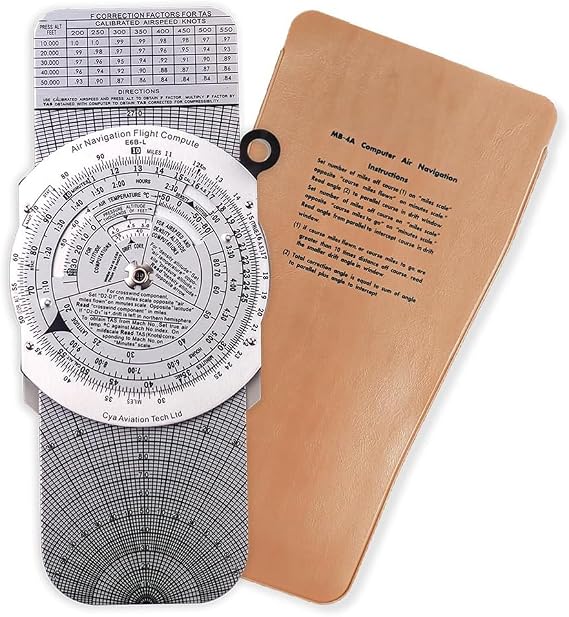 E6B Metal Flight Computer,Aviation Aluminum Flight Computer,Aviation Pilot Calculator Standard Flight Training A