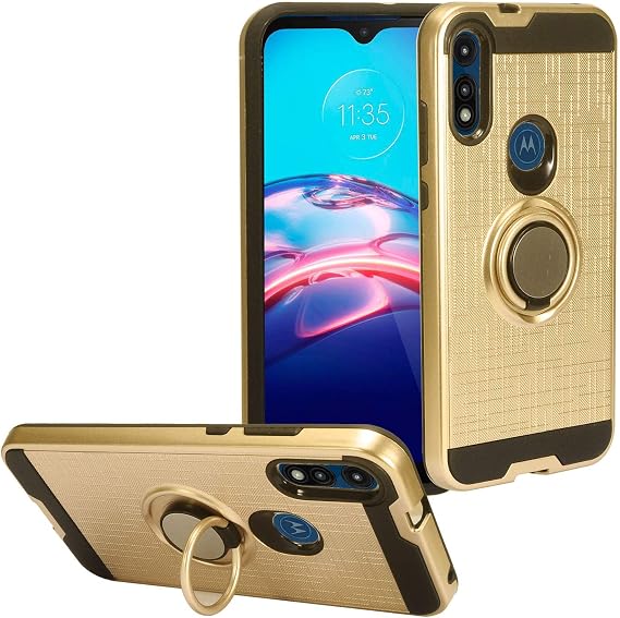 モトローラ Moto E 2020 XT2052用 携帯電話ケース リングスタンド付き
