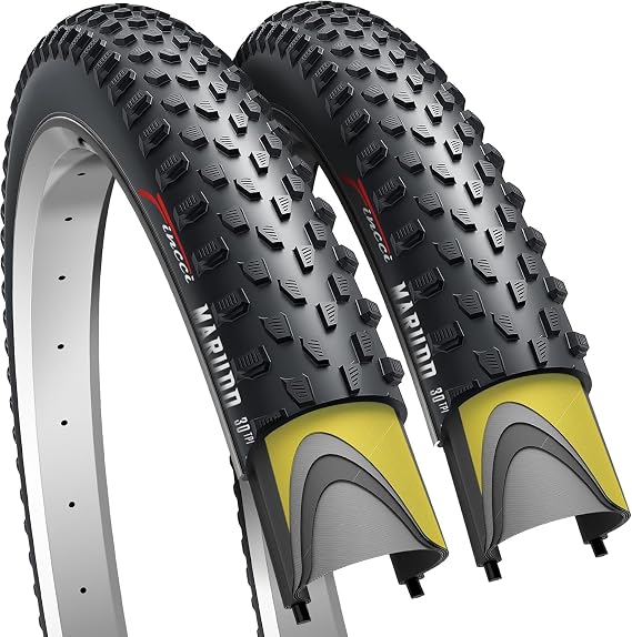 Pair 29x2.1 Mountain Bike Tyres - Foldable 52-622 1mm Anti Puncture 29 inch