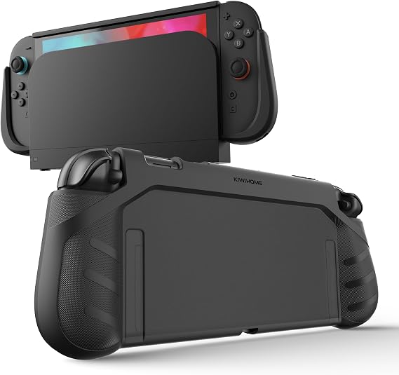 KIWIHOME P2 Dockable Protective Case for Switch 2, One-Piece Rounded Design