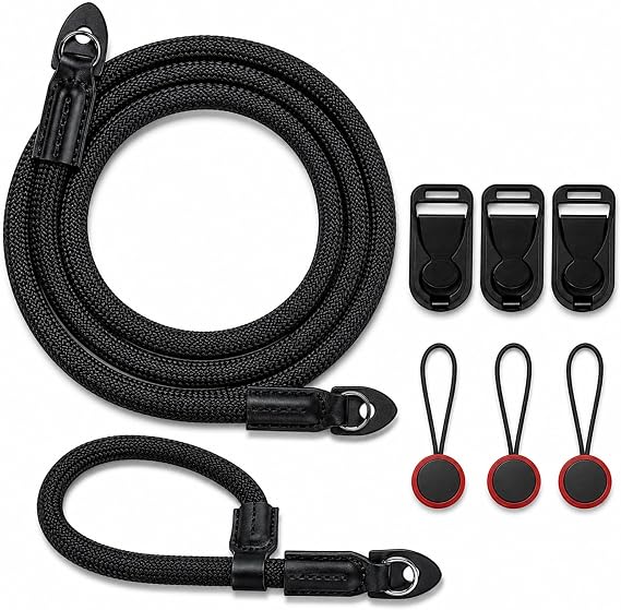 Camera Strap Black Camera Wrist Strap 110cm Camera Neck Strap