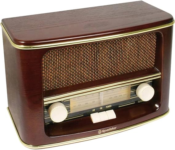 Roadstar HRA-1500N Home FM/MW Wooden Radio