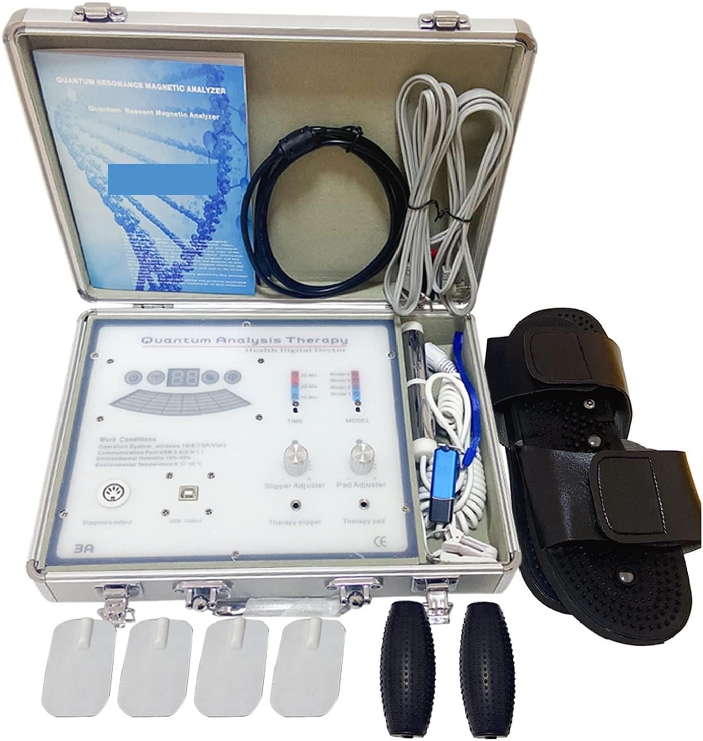 3 In 1 Magnetic Resonance Health Body Analysis Quantum Therapy Sub-health Analyzer 54 Reports Bio Resonance Machine Bioresonance Color : Normal modle, Size : 0