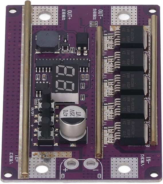 ハイパワー スポット溶接機 コントロールボード デジタル表示 99 ステップ 12v Diy バッテリー スポット溶接 Pcb Mosfetチューブ用 用途 Diyスポット溶接機用