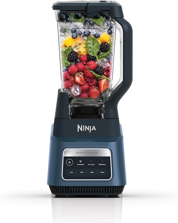 Ninja TotalCrush Professional Blender Auto-iQ Velvet Tide IQ601BL