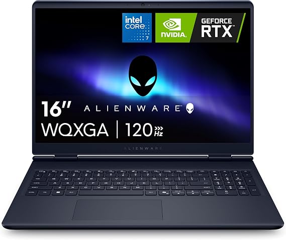 Alienware 16 Aurora Gaming Laptop, RTX 5050, Intel Core 7 240H