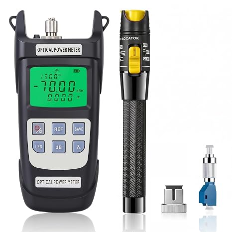 Fiber Optic Power Meter 70~+10dBm and 50MW Visual Fault Locator VFL