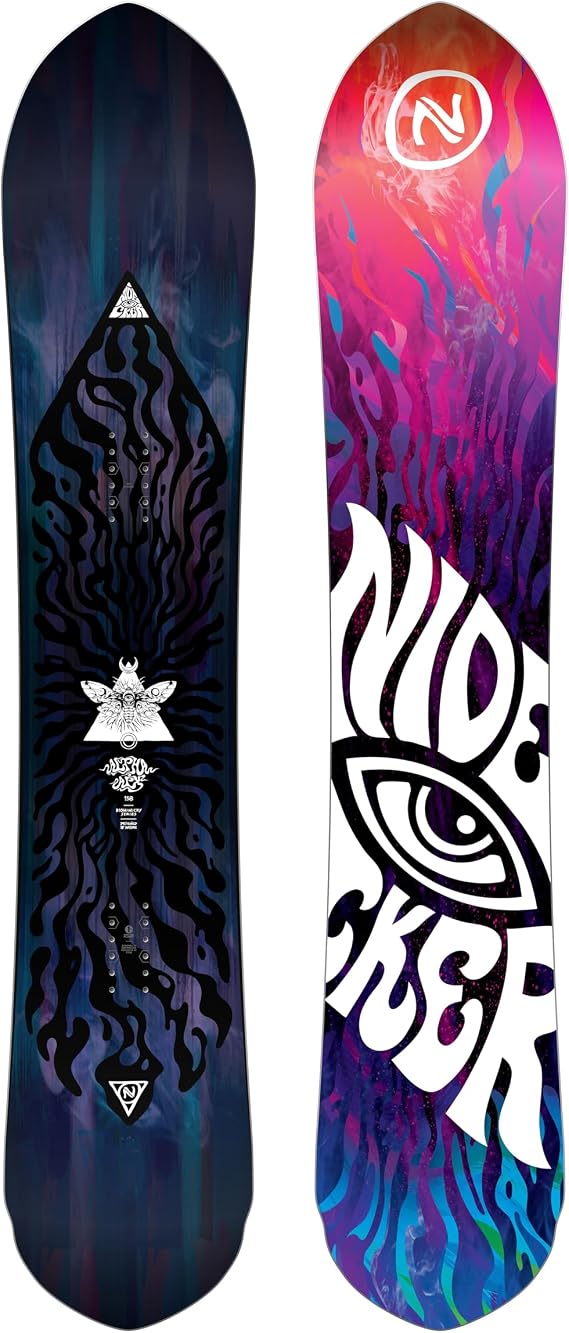 Nidecker Alpha APX Snowboard - Upgraded All-Mountain Board with Premium Materials and Floaty Feel