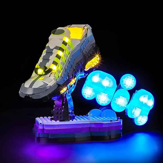 BRIKSMAX 2.0 Light Kit Compatible with Lego Editions Nike Air Max 95 43025 Building Sets - Original LED Lighting Kits (Accessories Only) for Display, Gifts & Collectors